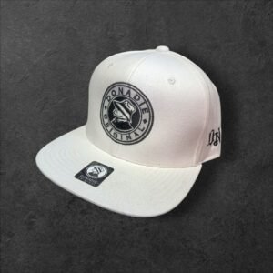 GORRA SNAP BACK BLANCA LOGO CLASICO